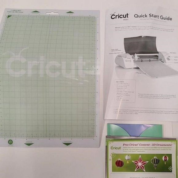 Cricut Mini Handy Little Cutting Machine with Cords & Instructions